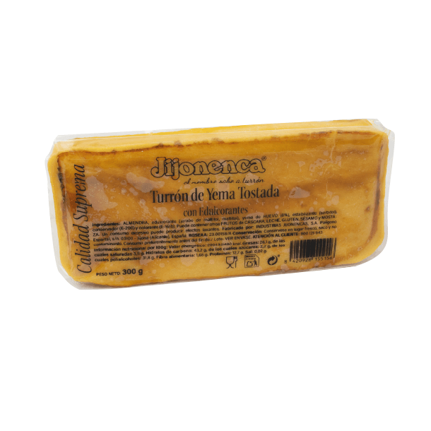 YEMA QUEMADA SIN AZUCAR 12X300 GRS.